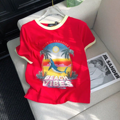 今季マストバイ 海外トレンド おすすめ 好感度UP カジュアル 全3色 半袖 Tシャツ＜F-11560＞