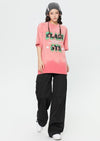 見逃し厳禁   ストリート系 アルファベット プリントTシャツ ＜F-2921＞