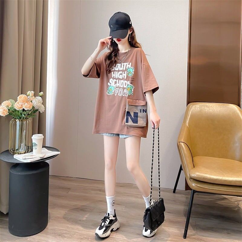スタイリッシュ   一目惚れ Tシャツ カットソー＜F-3091＞