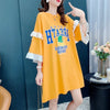 コットンレーストリム半袖Tシャツ<F-3028>