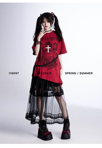 美人度アップ 絶対流行 売れ筋 早い者勝ち カジュアル 2色選択 Tシャツ<F-11522>