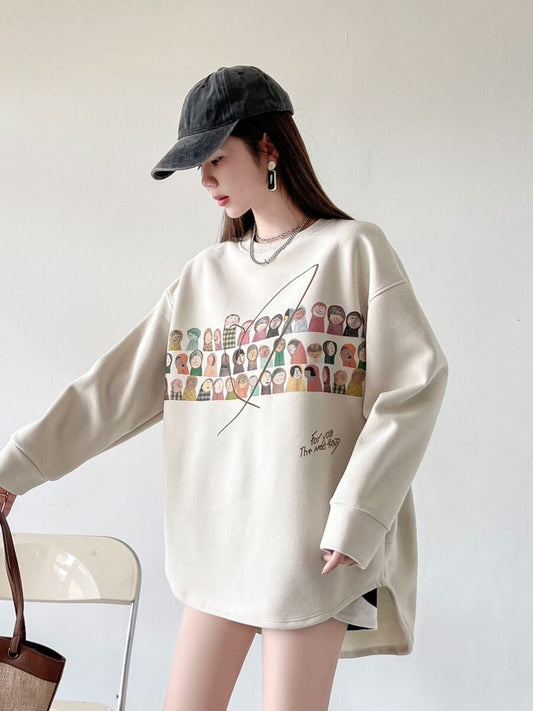 着回し力抜群 sweet系可愛い オシャレデザイン スウェットF-10565