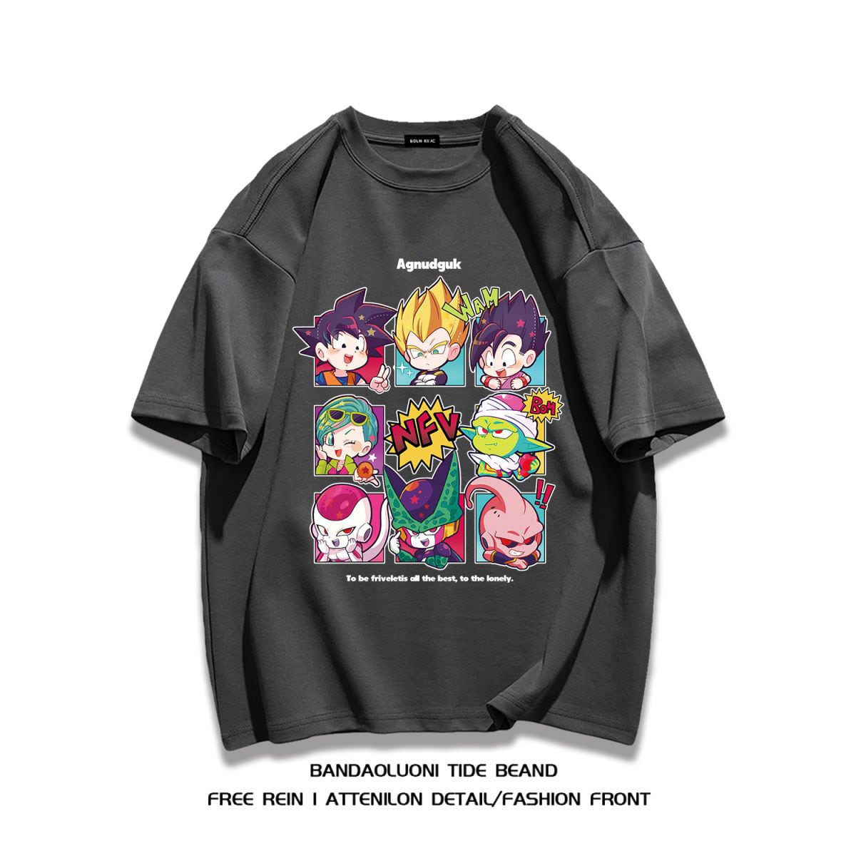 男女兼用 カジュアル プリント Tシャツ F-13295