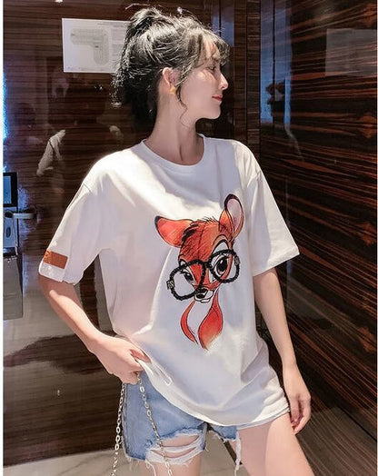 売り切れ必至 アクティブも綺麗も叶う 上品 プリント 全3色 半袖 Tシャツ F-8990