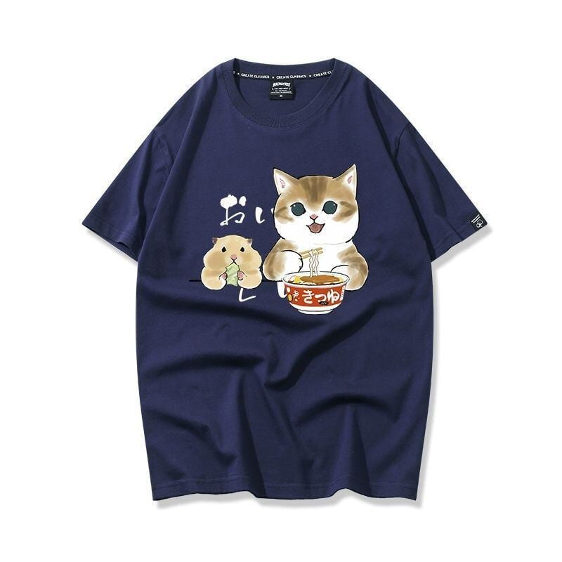 大好評 キュート 人気上昇中 着心地良い カジュアル プリント 全8色 半袖Tシャツ<F-9340>