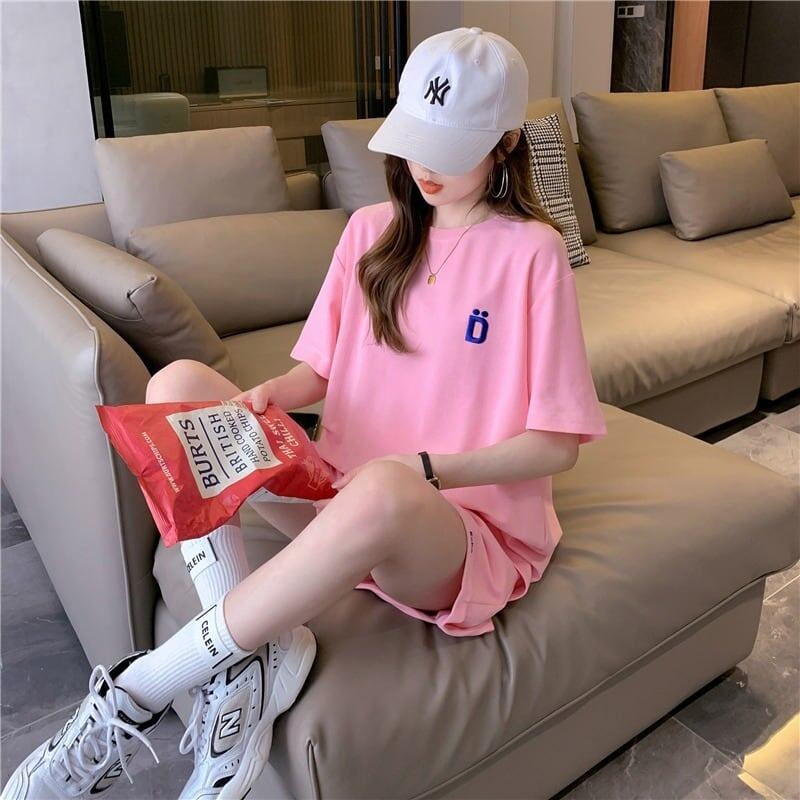 話題沸騰中 カジュアル 肌触り抜群 全3色 半袖 Tシャツ ショートパンツ セットアップ ＜F-8973＞