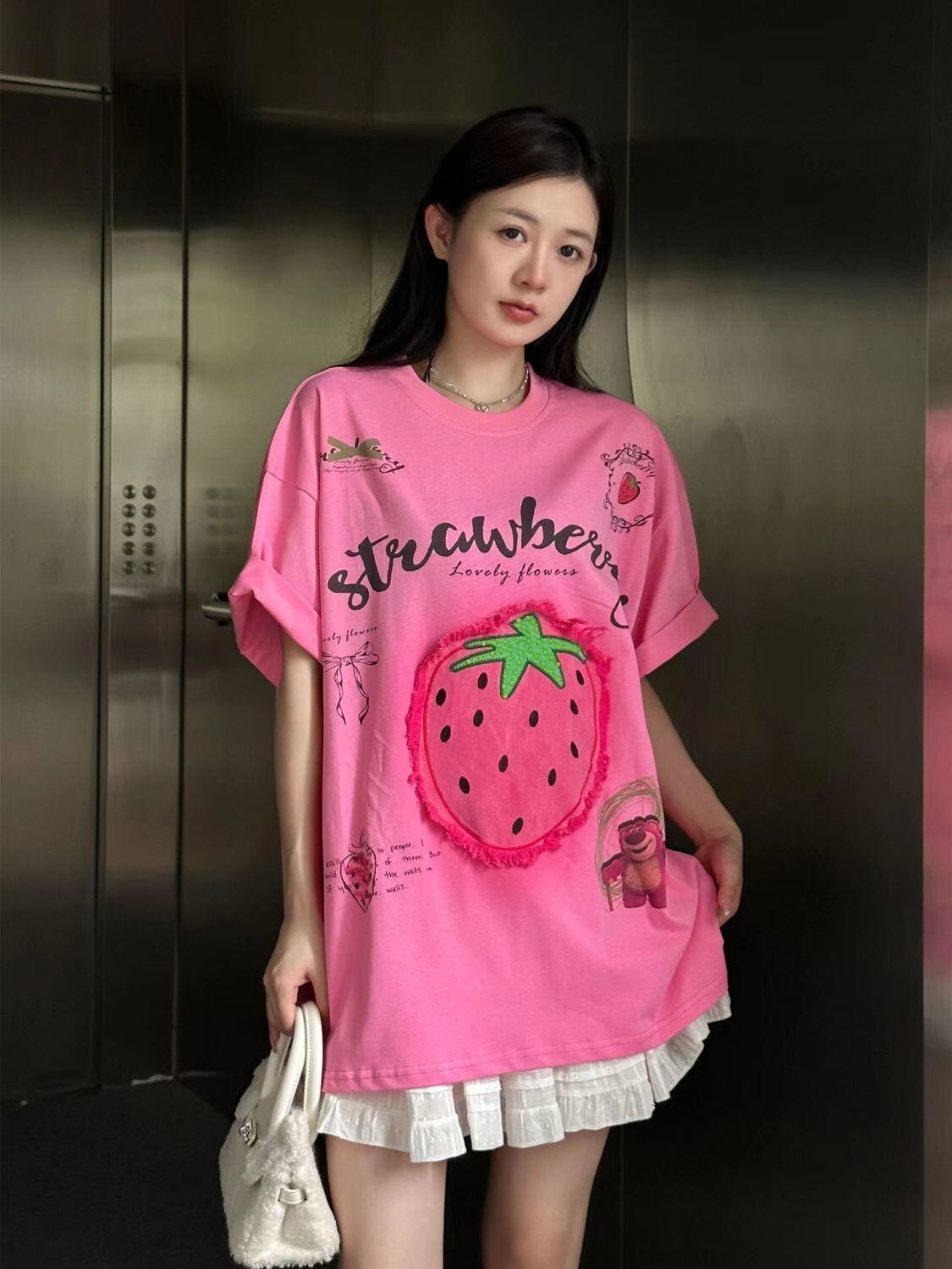 売れ筋 美人度アップ 大好評 好感度UP カジュアル 全4色 半袖 Tシャツ ＜F-11287＞