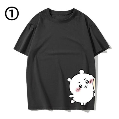 男女兼用 シンプル 着心地良い ゆったり Tシャツ F-13201