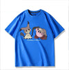 男女兼用 シンプル 着心地良い ゆったり Tシャツ F-13188