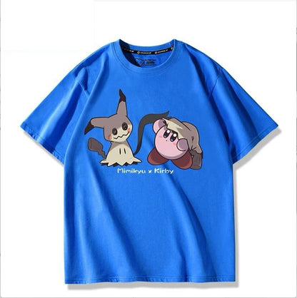 男女兼用 シンプル 着心地良い ゆったり Tシャツ F-13188