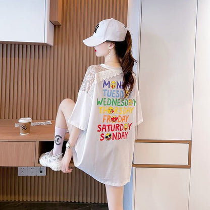 【半額！期間限定！！】美人度アップ スウィート ファッション 半袖シャツ<F-6632>
