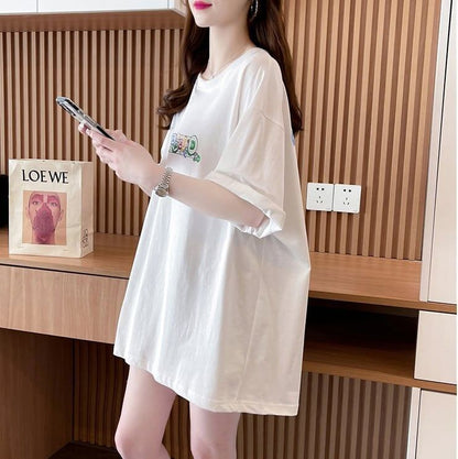 パーソナライズされたプリント半袖Tシャツ<F-5036>