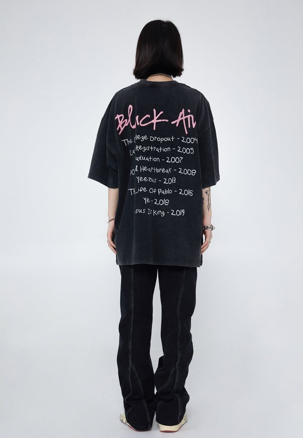 見逃し厳禁   ストリート系 プリントTシャツ ＜F-2893＞