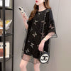 上質   フェミニン 半袖Tシャツ<F-8061>