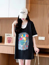 定番シンプル 売り切れ必至 美人度アップ 着回し力抜群 全5色 半袖Tシャツ<F-11376>