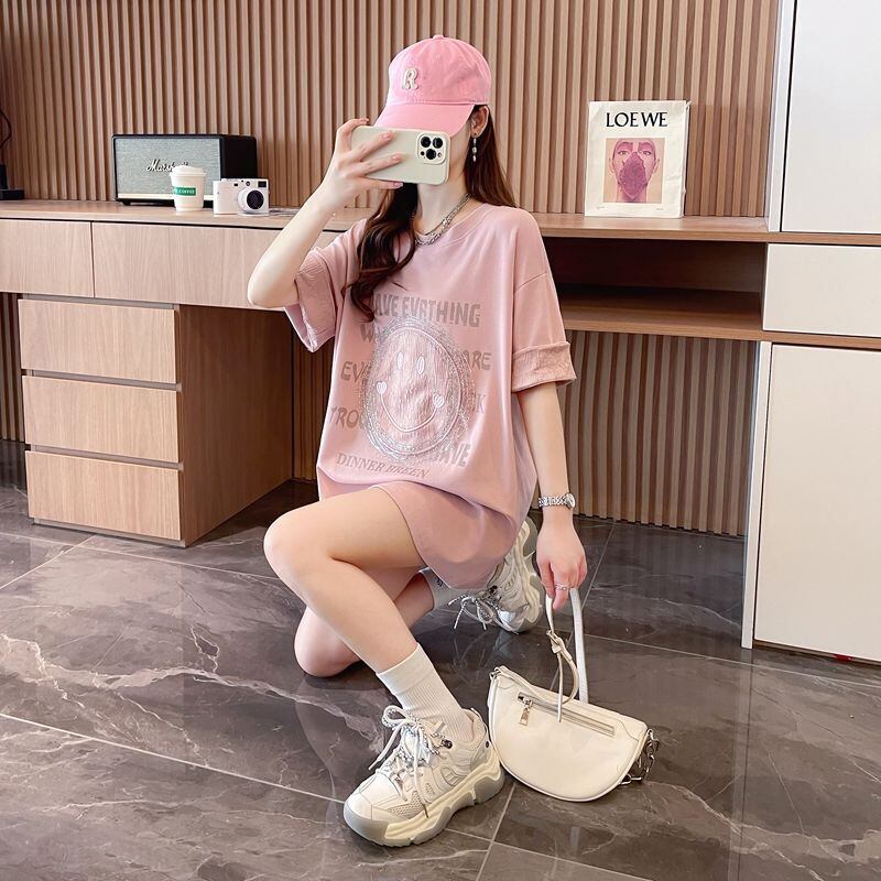 大好評 カジュアル 絶対欲しい キュート プリント全3色 半袖Tシャツ カットソー ＜F-8600＞
