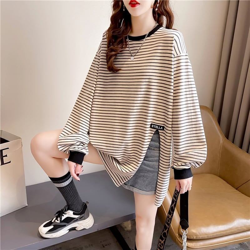 デザイン感   チャーミング Tシャツ カットソー＜F-3658＞