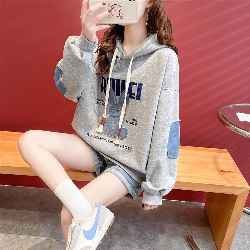 おすすめ   ウサギ パーカートップス＜F-4034＞
