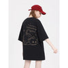 おすすめ 感満々 柔らかくて優しい印象 タイルアップ プリント 4色選択 半袖Tシャツ＜F-9317＞