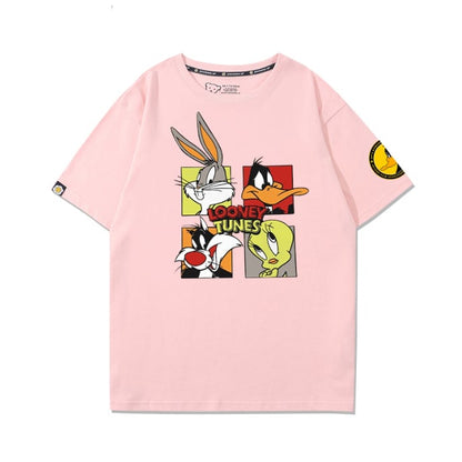男女兼用 着心地良い シンプル プリント 半袖 Tシャツ F-13249