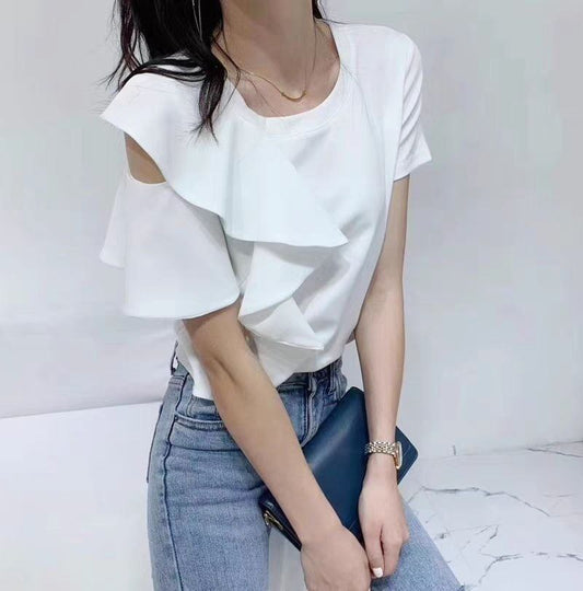 おすすめ 大好評 エレガント 好感度UP カジュアル 全4色 Tシャツ＜F-11898＞