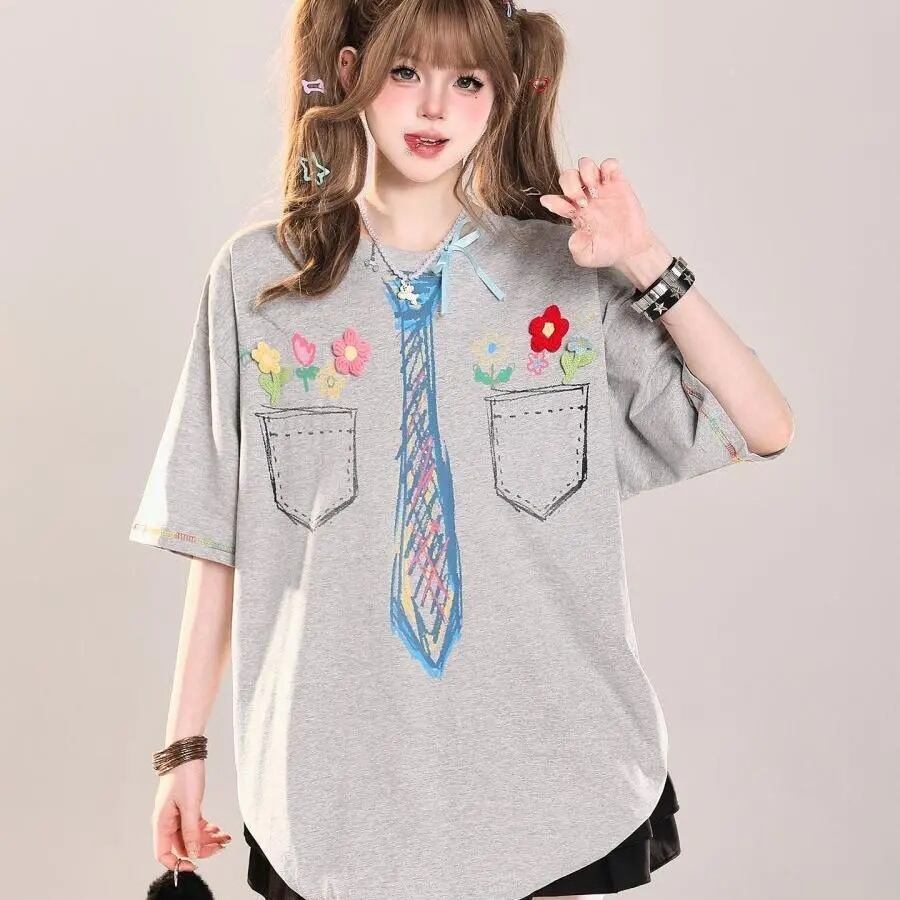 定番シンプル 絶対流行 今季マストバイ 早い者勝ち カジュアル 2色選択 Tシャツ<F-11664>
