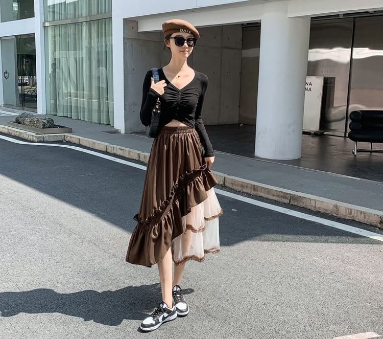 超人気 個性派 ファッション ビスチェ 全3色<F-6578>