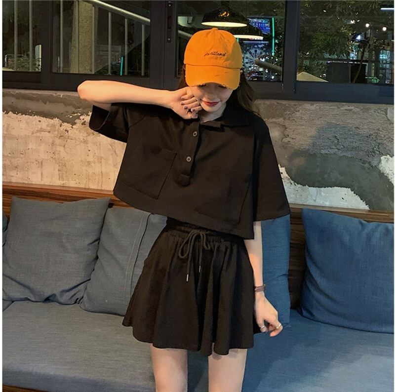 好感度UP ファッション 今季マストバイ 個性派 半袖Ｔシャツⅹパンツセット<F-11569>