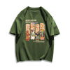 着回し力抜群 アバンギャルド 特別デザイン プリント全5色 半袖Tシャツ<F-8712>