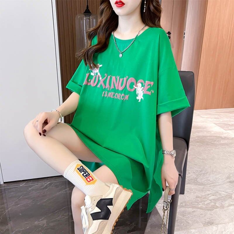 スタイリッシュ   一目惚れ Tシャツ カットソー＜F-3619＞