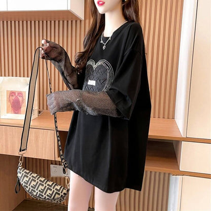 個性的なデザイン   日焼け対策 Tシャツ カットソー＜F-3003＞