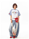 大人可愛い 売れ筋 話題沸騰中 絶対流行 早い者勝ち カジュアル Tシャツ<F-11277>