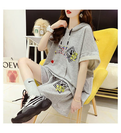ベストセラーアイテム！ ファッション 肌触り抜群 カジュアル 半袖 Tシャツ ショートパンツ セットアップ ＜F-9109＞