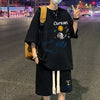 男女兼用 ファッション Tシャツ & ショーツ セットアップ F-13329