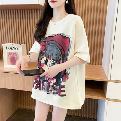 絶対流行 絶対流行 早い者勝ち 早い者勝ち カジュアル 2色選択 Tシャツ<F-11143>