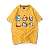 大好評 着心地良い 定番シンプル カジュアル プリント 全8色 半袖TシャツF-9314