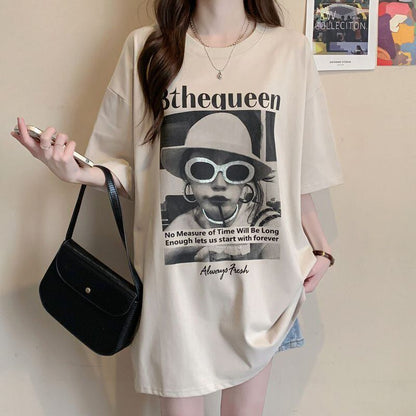 話題沸騰中 レース アバンギャルド 切り替え ホットダイヤモンド 3色選択 半袖Tシャツ＜F-8547＞
