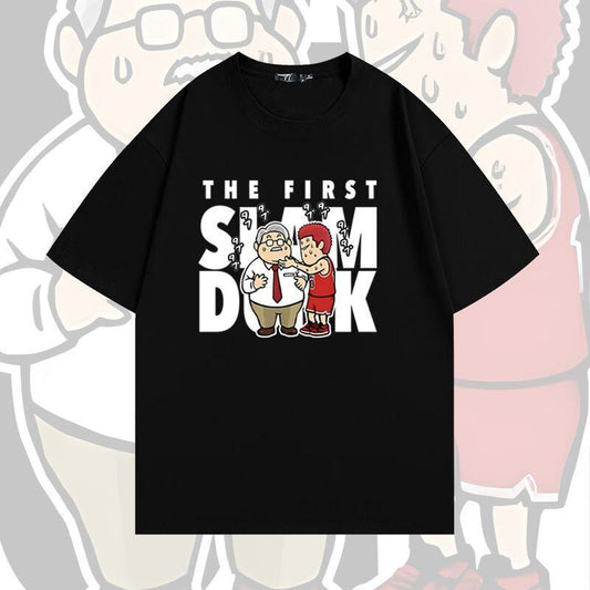 大活躍   肌触り抜群 プリント 全2色 半袖Tシャツ 男女兼用＜F-9014＞