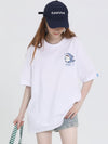 売り切れ必至 4色選択 ポップなプリントが夏に映えるプリント 半袖Tシャツ＜F-9327＞