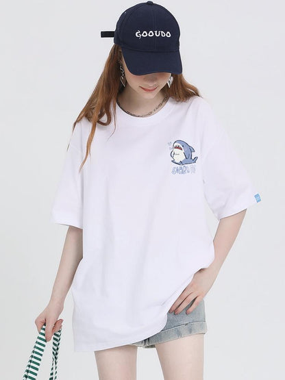 売り切れ必至 4色選択 ポップなプリントが夏に映えるプリント 半袖Tシャツ＜F-9327＞
