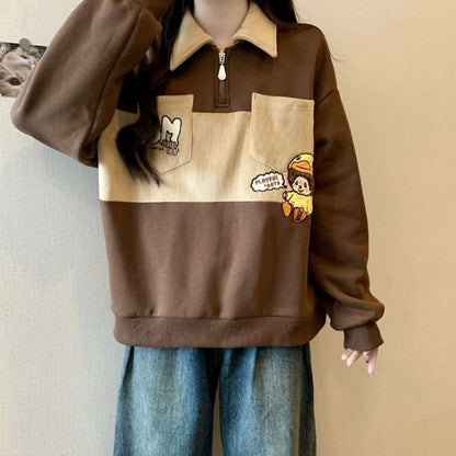 好感度UP オシャレデザイン 都市ファッショ スウェットF-10328