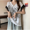 大好評 特別デザイン 着回し力抜群 ゆったり 全2色 半袖Tシャツ＜F-8826＞