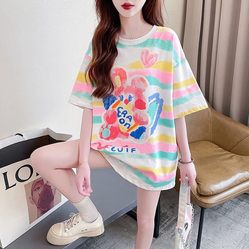 今季マストバイ 早い者勝ち 絶対流行 カジュアル Tシャツ<F-11700>