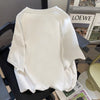 超人気 キュート カジュアル 全3色 半袖 Tシャツ <F-8670>