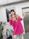 好感度UP 早い者勝ち 絶対流行 カジュアル 2色選択 Tシャツ<F-11507>