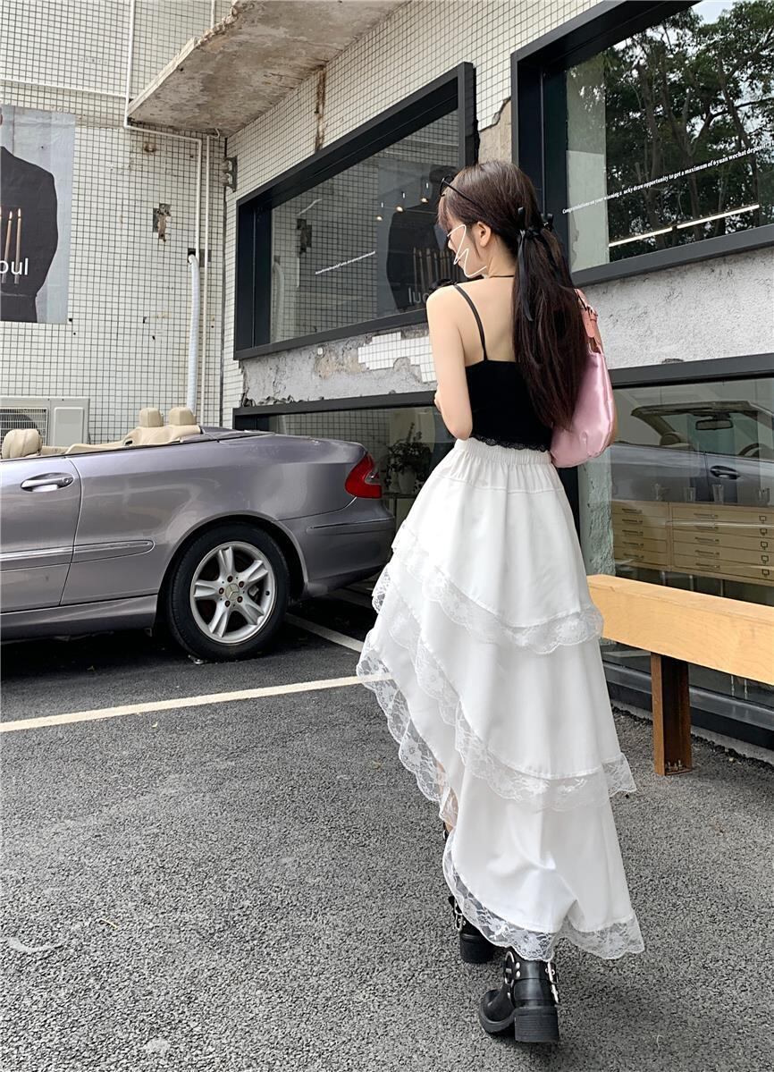 美人度アップ デートにぴったり 主役級 女性力を高める 無地 ハイウエスト スカート ボトムス＜F-11310＞