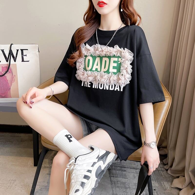 オシャレ度満点 3色選択可 高級感溢れる Tシャツ カットソー＜F-3255＞