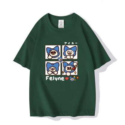 男女兼用 ファッション感満々 着心地良い 半袖 Tシャツ F-13247
