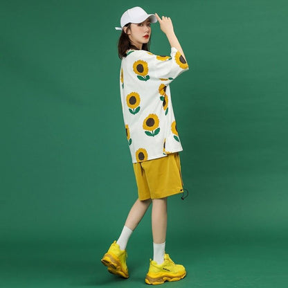 新商品   簡潔 半袖Ｔシャツⅹパンツセット<F-8071>
