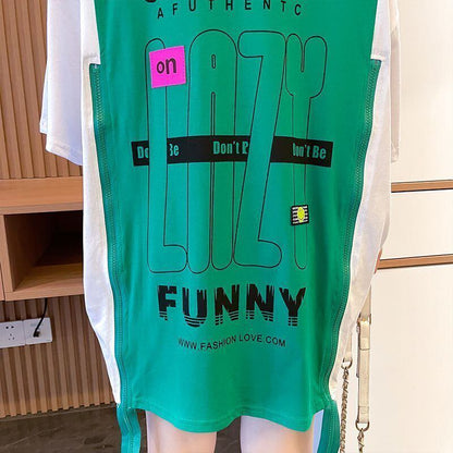 個性派 好感度UP 海外トレンド カジュアル 全3色 半袖 Tシャツ ＜F-11487＞